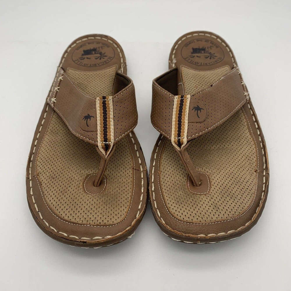 Margaritaville Soles of the Tropics Size 10 Men’s Flip Flops Sandals Grove Thong